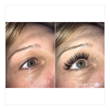 Swindon beautiful eyelash extensions from Eyelashes by Sophie