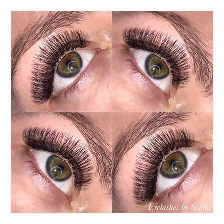 Swindon beautiful eyelash extensions from Eyelashes by Sophie