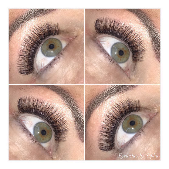 Swindon beautiful eyelash extensions from Eyelashes by Sophie